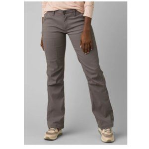 Prana Halle Outdoor Convertible Button Drawstring Hiking Pants in Moonrock